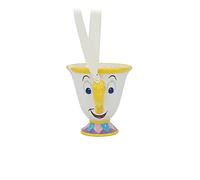 Half Moon Bay: Decorazione Natalizia La Bella e la Bestia Chicco | Addobbi Albero di Natale di Disney con nastrino incluso, Decorazioni da collezione, Licenza Ufficiale 100%, Disney Gadget