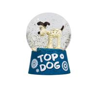Half Moon Bay Gromit Snow Globe | Wallace And Gromit Merchandise | Palla di neve natalizia | Regali Wallace e Gromit | Gromit Snow Globes per bambini | Decorazioni natalizie e decorazioni natalizie |