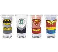 Half Moon Bay Justice League of America (Set 4 Bicchieri Piccoli)