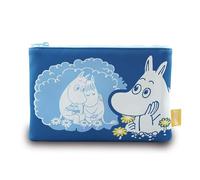 Half Moon Bay Moomin - Astuccio con cerniera dal design stravagante, per trucchi, articoli da toeletta e borsa, 15,2 x 24,9 cm, Blu, 6 x 9.5 Inch, Sognare ad occhi