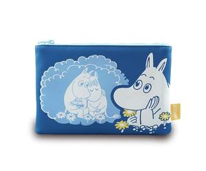Half Moon Bay Moomin - Astuccio con cerniera dal design stravagante, per trucchi, articoli da toeletta e borsa, 15,2 x 24,9 cm, Blu, 6 x 9.5 Inch, Sognare ad occhi