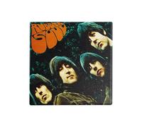 Half Moon Bay Rubber Soul CST1BTS05 - Sottobicchiere multicolore in gres porcellanato con copertina dell'album dei Beatles, 10,2 cm