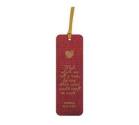 Half Moon Bay Segnalibro in carta FSC rosso e oro rosa Shakespeare Romeo e Giulietta, 17,8 x 5,8 cm