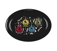 Half Moon Bay Serving Plate Boxed - Harry Potter (Houses)