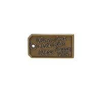 Half Moon Bay Si prega di guardare dopo questo orso etichetta bagaglio 3,8 cm bronzo tono zinco lega spilla distintivo, 3,8 cm, zinco, nessuna pietra preziosa, 1.5 Inch, Zinco, Senza pietre preziose