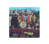 Half Moon Bay Sottobicchiere in ceramica con scritta "The Beatles Sgt", sottobicchieri in ceramica e tappetini da birra, sottobicchieri Beatles per uomo caverna, regali e regali musicali dei Beatles,