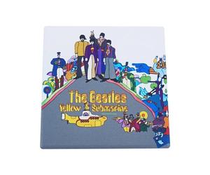 Half Moon Bay Sottomarino giallo dei Beatles, sottobicchieri in ceramica e tappetini da birra, sottobicchieri per la grotta dell'uomo, regali dei Beatles e regali musicali, regalo per papà con musica