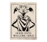 Half Moon Bay Ssa5Hp09 Harry Potter Tin Sign Small, Dobby