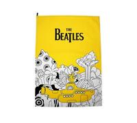 Half Moon Bay Strofinaccio con sottomarino giallo dei Beatles, 100% cotone, articolo Beatles, regalo per papà, accessori da cucina retrò