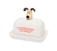 Half Moon Bay Wallace and Gromit - Burriera in ceramica con coperchio in ceramica, Wallace and Gromit Gifts & Wallace and Gromit Merchandise | Burriera in ceramica con coperchio con Gromit