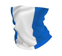 Half Nicaragua Half Honduras Flag Ghetta Versatili Decorazione Facciale Durevole Sciarpa A Mezza Faccia per Sports Uomo Bambini 26X30CM