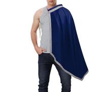Half Shoulder Medieval Shawl Men - Cosplay Cape, Renaissance Half Shoulder Cape Shawl | Medieval Costume per Halloween Stage Performance Theme Party Masquerade School