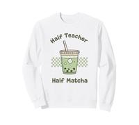 Half Teacher Half Matcha Felpa