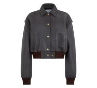 HALFBOY, ,Jackets ,Donna ,Marrone ,S Bomber Jet Set in pelle
