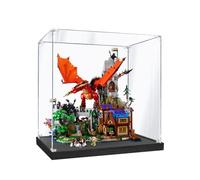 HALFS Espositore in Acrilico per Lego 21348 Ideas Dungeons & Dragons: Red Dragon's Tale Building Set - Vetrina, Conservazione, Oggetti da Collezione, Regali (Trasparente 3 mm)