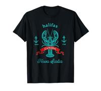 Halifax Nova Scotia Canada Pesca Aragosta Vacanze Souvenir Maglietta