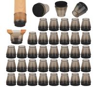 Halinuia 40 pezzi protezione piede per sedia pattino sedia pad sedia protege piede della sedia in silicone punta della sedia per proteggere i piedi dei mobili ridurre il rumore evitare graffi 15-25 mm