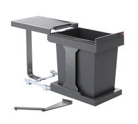 HALIO 122535 come da solo 20 per armadietto da 400 mm di larghezza con porta a cerniera, grigio scuro