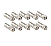 HALJIA 10 pezzi 6 mm perni di supporto per ripiani in vetro, mensole armadio, libreria