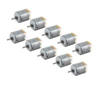 HALJIA 10 Pezzi Mini Motori da 3-6 V CC per Giocattoli Fai da te Arduino, Modello 130 per Giocattoli Fai da Te Esperimenti Scientifici