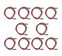 HALJIA 10PCS 70 cm 2 pin DuPont cavo femmina a femmina terminal Line per stampanti 3D parte di scheda madre modulo