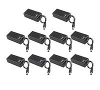 HALJIA 10PCS 9 V PP3 battery Holder progetto scatola con 2.1 mm x 5.5 mm DC spina e interruttore on/off Compatibile con CCTV, fai da te, Arduinos, motori, solenoidi, strisce LED