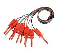HALJIA 10PCS DuPont filo interfaccia USB Logic analyzer test a gancio Grabber ponticelli & pins ideale per elettronica Experiment