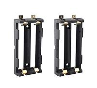 HALJIA 2PCS SMD 18650 Portabatteria, 2 × 3.7V 18650 SMD Scatola di Immagazzinaggio Della Batteria 2 slot con Pin per SMD 18650 Alimentatore di Ricarica fai da te