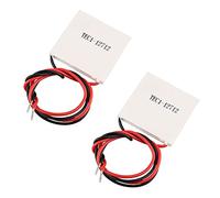 HALJIA 2PCS TEC1-12712 Peltier, Raffreddamento Radiatore Dissipatore, 12V 107W, 40x40MM Piastra di Refrigerazione Peltier di Raffreddamento Termoelettrico