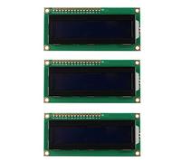 HALJIA 3PCS Modulo 1602 Display LCD Sfondo Blu, Caratteri Bianchi 16x2 LCD Seriale Modulo Compatibile con Arduino Raspberry Pi