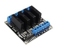 HALJIA 4 canale 5 V modulo relè a stato solido con resistivo fusibile Compatibile con Raspberry Pi Arduino UNO Duemilanove 2560 MEGA1280 ARM DSP pic