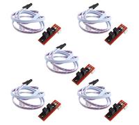 HALJIA 5 Pezzi Optical Endstop Light Control Limit Interruttore ottico interruttore fotoelettrico RAMPS 1.4 Smart 3D Printer Parts Accessori