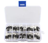 HALJIA 50PCS 10 valori regolatore di tensione IC assortimento assortito Kit LM317T L7805 L7806 L7808 L7809 L7810 L7812 L7815 L7818 L7824