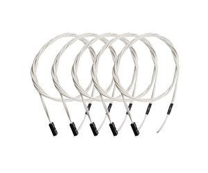HALJIA 5PCS Termistore sensore di temperatura Ntc 3950 100 K con 1 meter di cablaggio e Jumper connettore Compatibile con RepRap stampante 3D RepRap Prusa