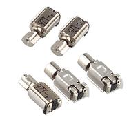 HALJIA 5pezzi 1200PRM 4x11mm DC2.3V - 4.5V cilindro micro vibrazioni motore Coreless Motore a vibrazione