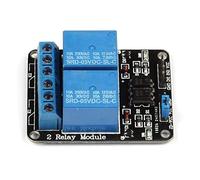 HALJIA 5V 10A 2-Channel Relay Module w/Optical Coupling Protection Expansion Board Compatibile con Arduino