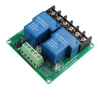 HALJIA 5V 30A 2 canali alto e basso livello trigger modulo relè intelligente Home PLC Automation Control Compatibile con Arduino