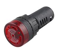 HALJIA AD16 - 22SM LED buzzer segnale di allarme spia flash Alertor AC220 V 20 mA 22 mm Diametro