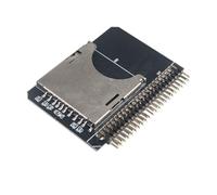 HALJIA Adattatore da scheda SD a IDE da 6,3 cm a scheda di memoria SD SDHC SDXC MMC a IDE 43 maschio a 44 pin, compatibile con sistema DOS Wince Win98 XP Vista NT WIN7 8 10 LINUX