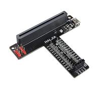 HALJIA GPIO Scheda di espansione Breakout tipo T scheda adattatore T per Microbit microcontrollore kit di codifica fai da te compatibile con BBC Micro:bit V2 V1 scheda controller(senza micro bit)