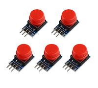 HALJIA, modulo a pulsante per tasti, modulo elettronico, per simulare la luce, uscita ad alto livello Compatibile con Arduino, 5 pezzi