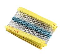 HALJIA - Resistenze a film 1/4 W, in ceramica e metallo, kit con 30 valori (10oHM - 1Mohm) x 20 pezzi (600 pezzi)