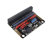 HALJIA Scheda di espansione Adattatore Piastra Mini Breakout Board Adattatore per Microbit Buzzer integrato Porte IO IIC Compatibile con BBC Micro:bit V2, V1 Controller Board(senza micro bit)