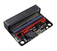 HALJIA Scheda di espansione con adattatore cicalino compatibile con BBC Micro:bit V2, V1 microbit scheda Breakout controller programmabile fai da te per principianti bambini(senza micro bit)
