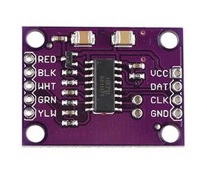 HALJIA - Sensore elettronico di peso ad alta precisione HX711, 24-bit A/D AD, modulo di conversione a due canali per ARM/AVR, Compatibile con Arduino e Raspberry Pi