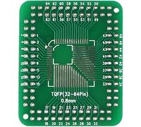 HALJIA Switch SMD verso dip FQFP TQFP 32 44 64 80 100 LQFP 0,5/0,8 mm adattatore piatto CI Compatibile con Arduino