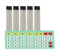 HALJIA tastiera tasto 5 pezzi 4 x 5 Matrix Array 20 Key membrane switch Compatibile con Arduino