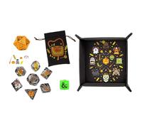 Hall0Ween Dice Game Advent - Interactive Dice Hall0 Wee Calendario del conto alla rovescia | Celebrazioni divertenti festive DLCE Avvento Calendario | Accessori da gioco Hallowen da tavolo per gl