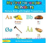 Halla S My First Norwegian Alphabets Picture Book with English Trans (Tascabile)