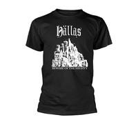 HALLAS - BEWARE OF THE MIGHTY BLACK T-Shirt Medium